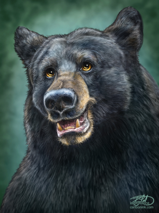 The Black Bear Totem - Patrick LaMontagne