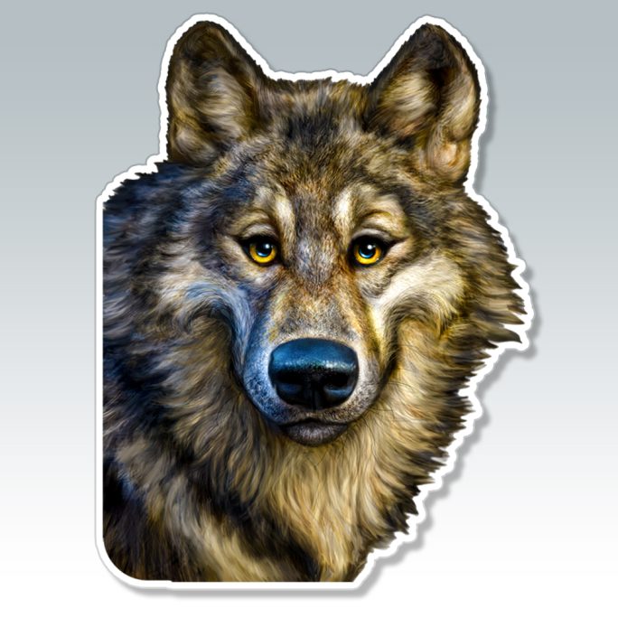 Wolf Sticker