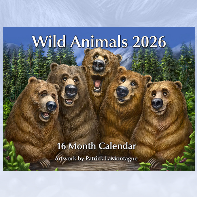 Wild Animals 2026 - Calendar