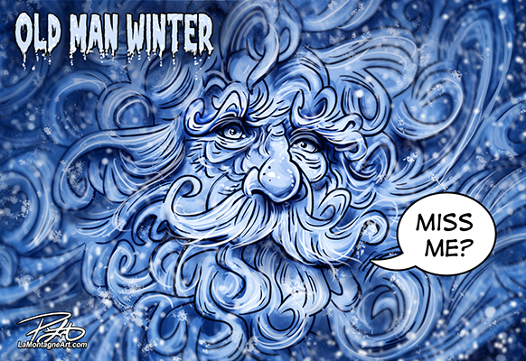 Old Man Winter - LaMontagne Art