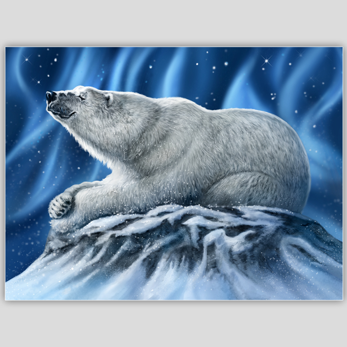 Big Bear on Blue