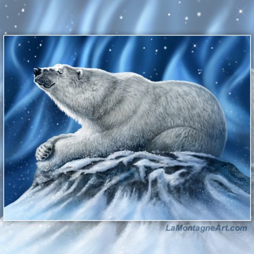 Big Bear on Blue