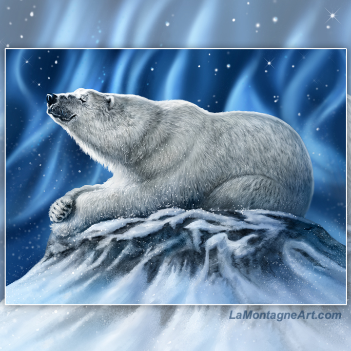 Big Bear on Blue