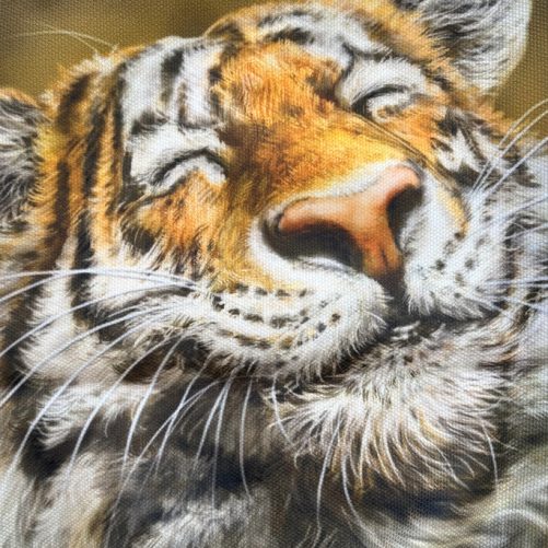 Smiling Tiger Tote Bag - Image 3