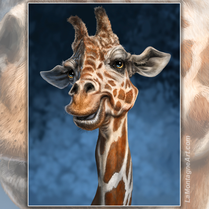 Gentle Giraffe