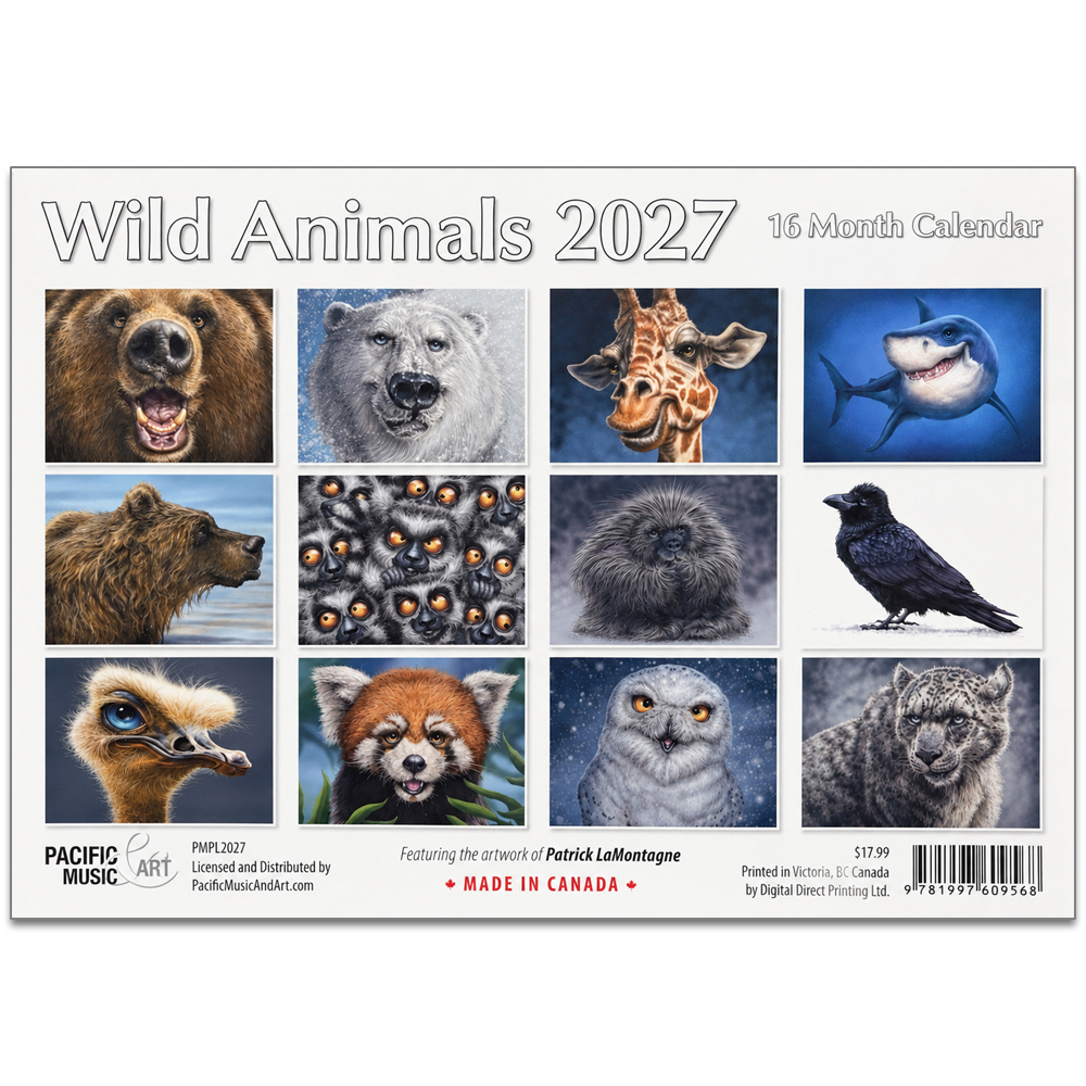 Wild Animals 2027 Calendar - Image 2
